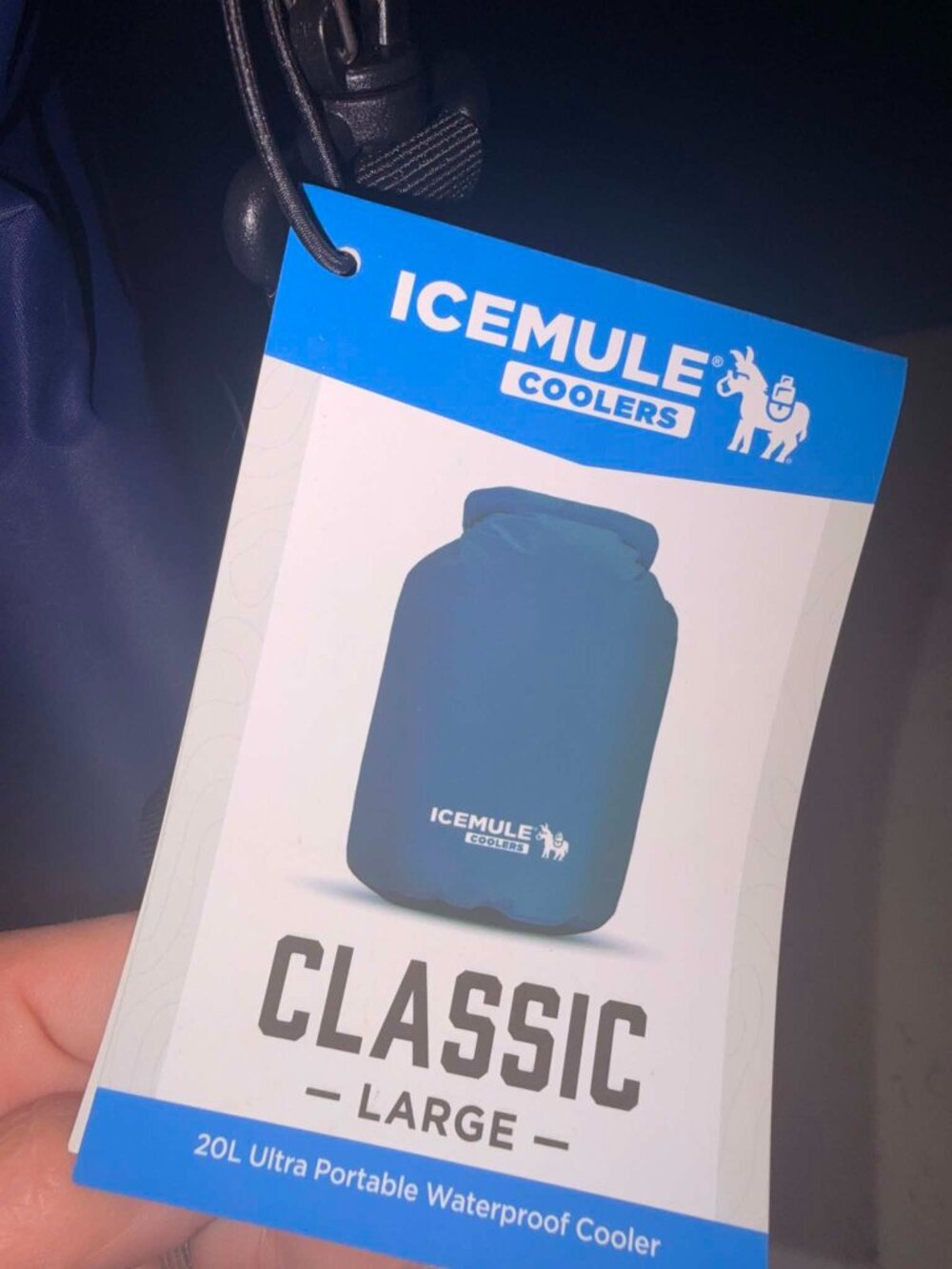 NWT Blue ICEMULE Classic Large 20L Waterproof Collapsible Cooler - Picture 5 of 5